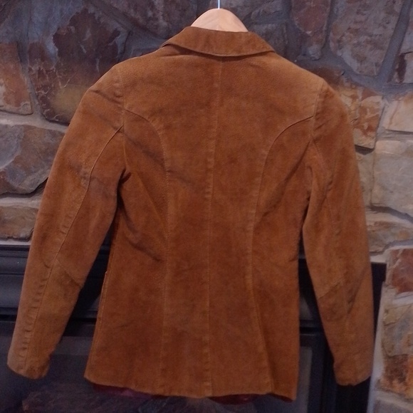 Boutique Of Leathers Suede Blazer Jacket Made In Canada Vintage - Picture 8 of 14